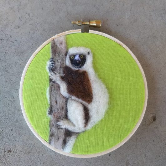 Lemur Hoop Art
