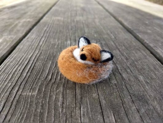 Sleeping or Sitting Fox - Image 2