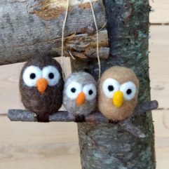 Owl Family Ornament