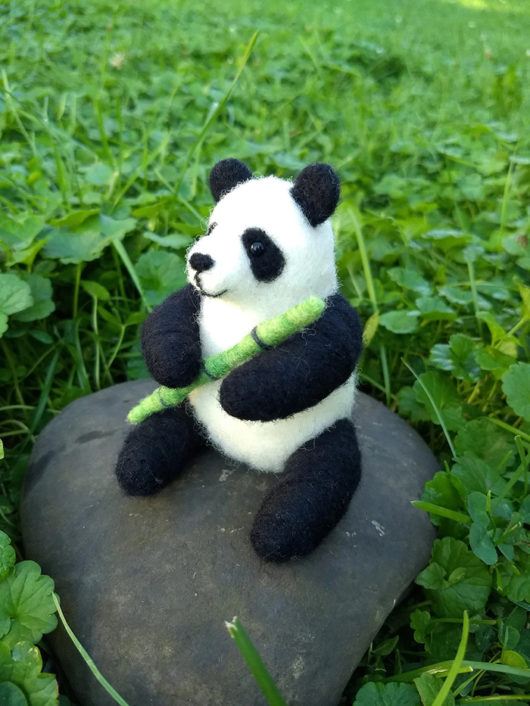 Panda Bear with Bamboo - Image 2